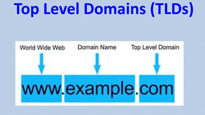 Common Top Level Domains